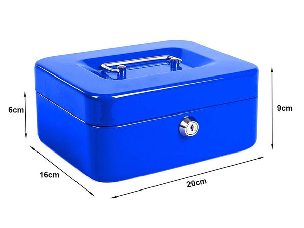 Metalinis pinigų dėžutės seifas raktiniai dokumentai