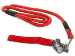 Šuns lanyard 120cm/1.3cm stipri apykaklė
