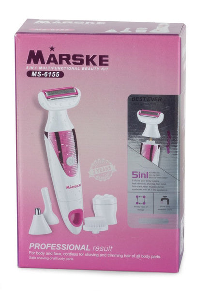 Moteriškas kūno depilatorius nosis trimmeris 5in1