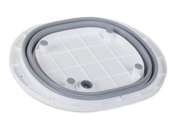 Silikoninis sulankstomas dubuo su nutekamuoju vamzdžiu