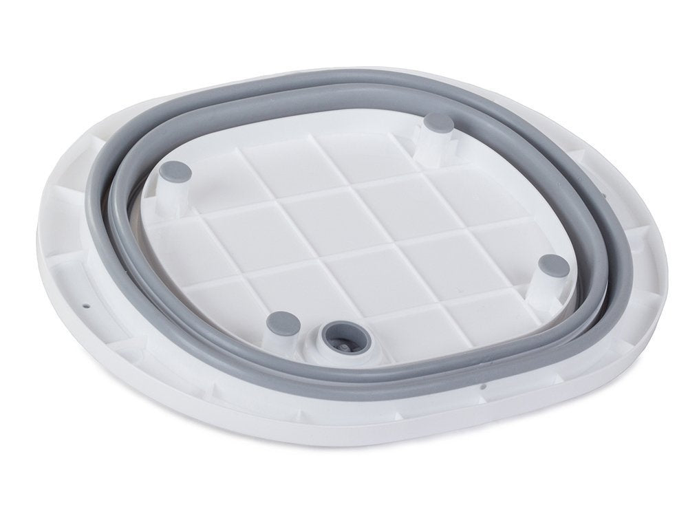 Silikoninis sulankstomas dubuo su nutekamuoju vamzdžiu