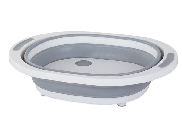 Silikoninis sulankstomas dubuo su nutekamuoju vamzdžiu