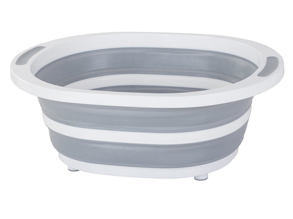 Silikoninis sulankstomas dubuo su nutekamuoju vamzdžiu