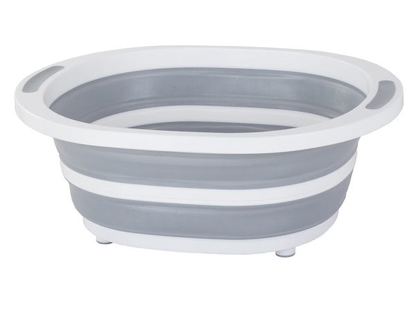 Silikoninis sulankstomas dubuo su nutekamuoju vamzdžiu