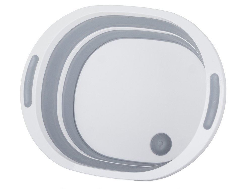 Silikoninis sulankstomas dubuo su nutekamuoju vamzdžiu