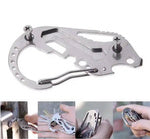 Raktų žiedas karabinas išgyvenimo multitool