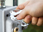 Raktų žiedas karabinas išgyvenimo multitool
