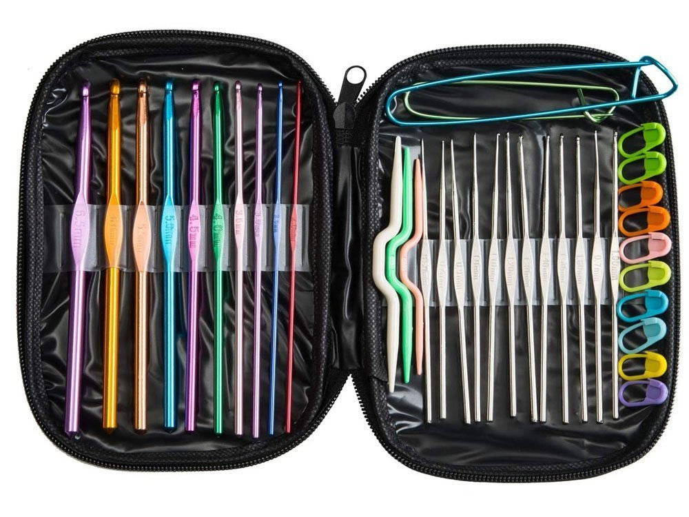 Nėrimo rinkinys nėrimo dėklas 0,5-6,5 50el