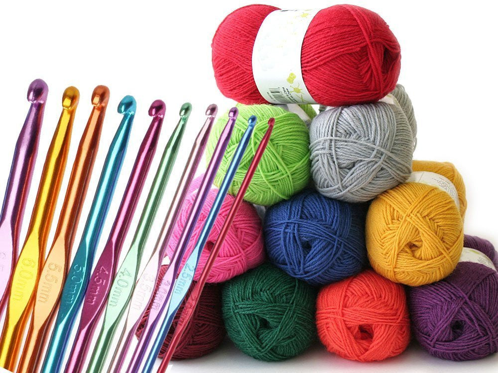 Nėrimo rinkinys nėrimo dėklas 0,5-6,5 50el