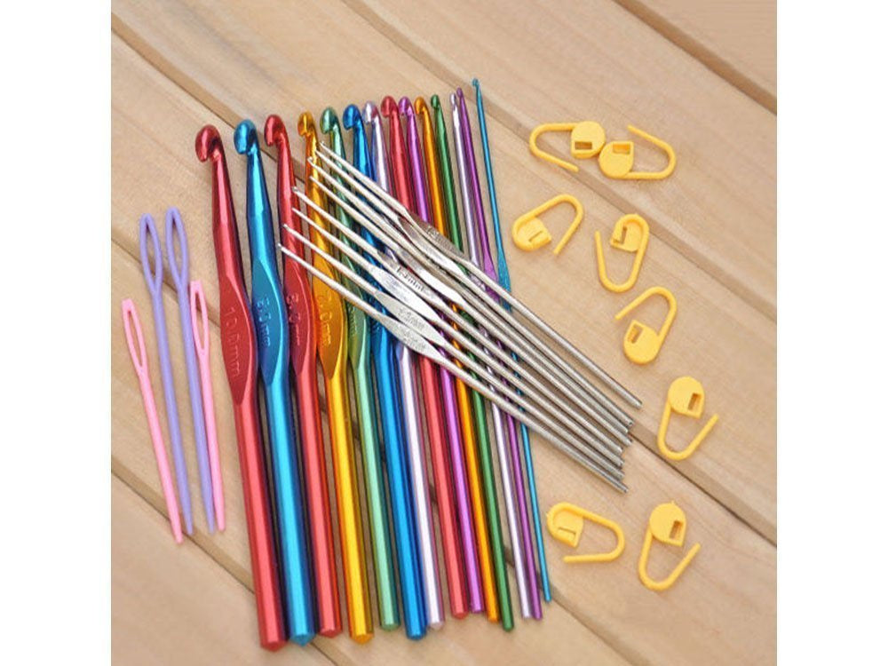 Nėrimo rinkinys nėrimo dėklas 0,5-6,5 50el