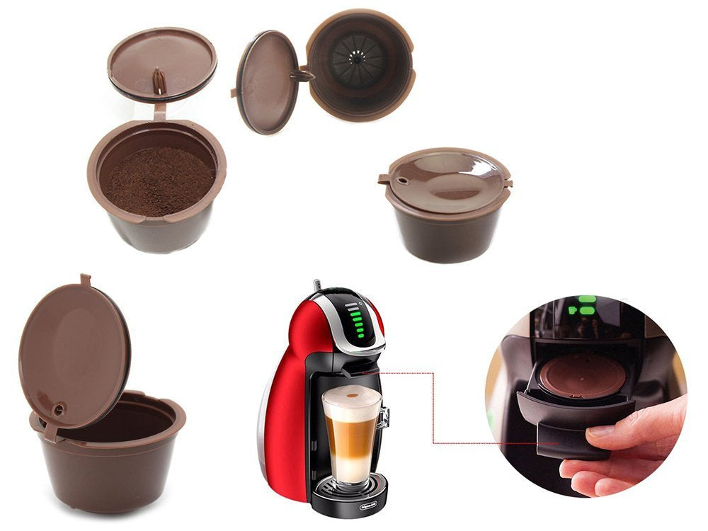 3 x daugkartinio naudojimo dolce gusto kavos kapsulės