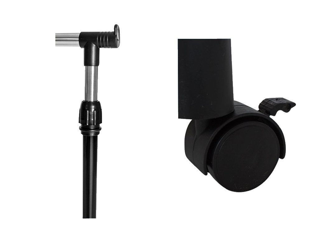 Drabužių stovas ant ratukų spintos stovas