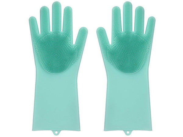 Indų plovimo pirštinės silikoninis virtuvės šveitiklis