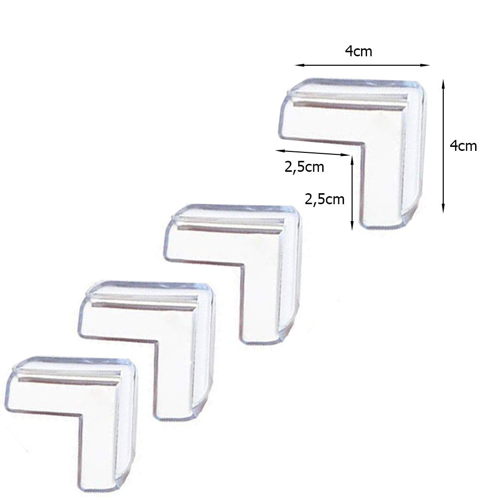 Silikoninė kampų apsauga 4 vnt.