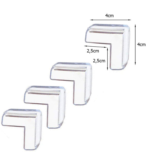 Silikoninė kampų apsauga 4 vnt.