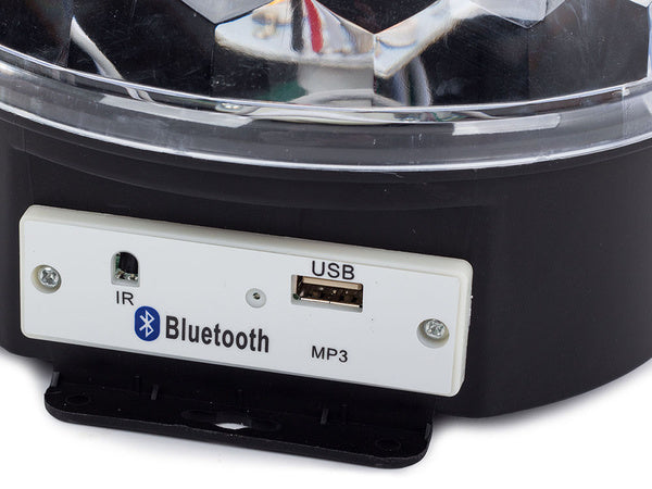 Vadovaujama disko kamuolys mp3 usb projektorius bluetooth