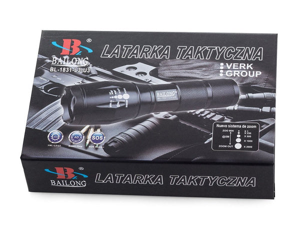 Bailong taktinis vadovaujama toršeras cree zoom xm-l3-u3
