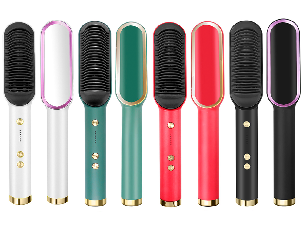 Plaukų tiesintuvas plaukų tiesinimo šepetys