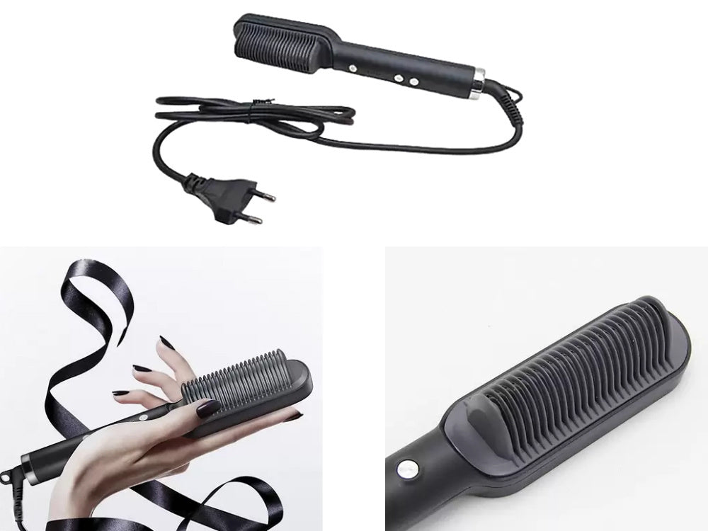 Plaukų tiesintuvas plaukų tiesinimo šepetys