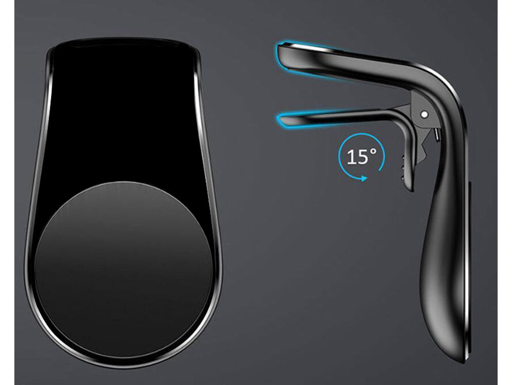 Magnetinis automobilio laikiklis telefono grotelėms