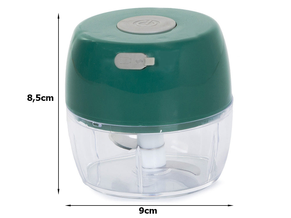 Elektrinis daržovių smulkintuvas svogūnai česnakai žolelės