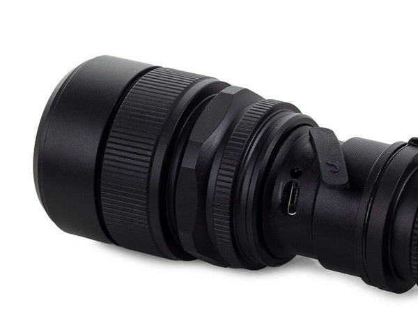 Bailong taktinis led įkraunamas usb žibintuvėlis l3-u3