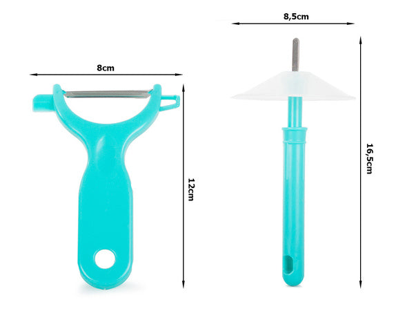 Daržovių skustuvas vaisių grandiklis su apsauga