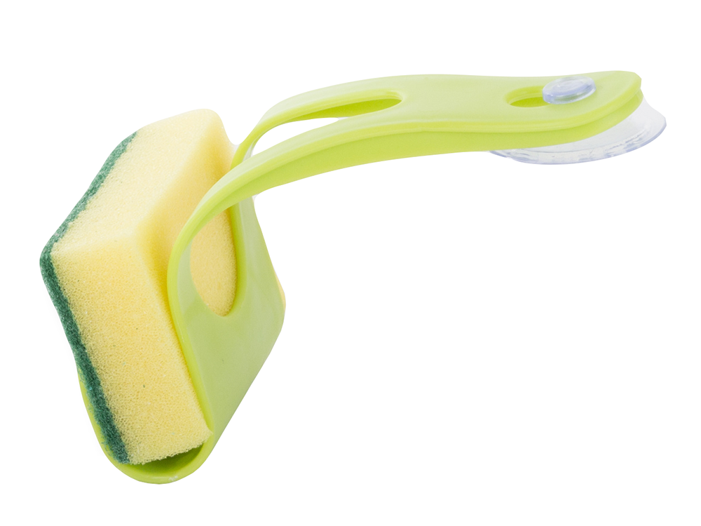 Virtuvės kempinių organizatoriaus pakabinamas laikiklis