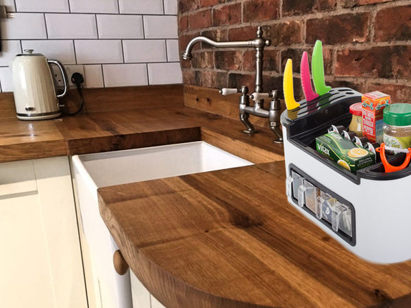 Virtuvės stalo įrankių organizatorius prieskonių indams indų laikiklis