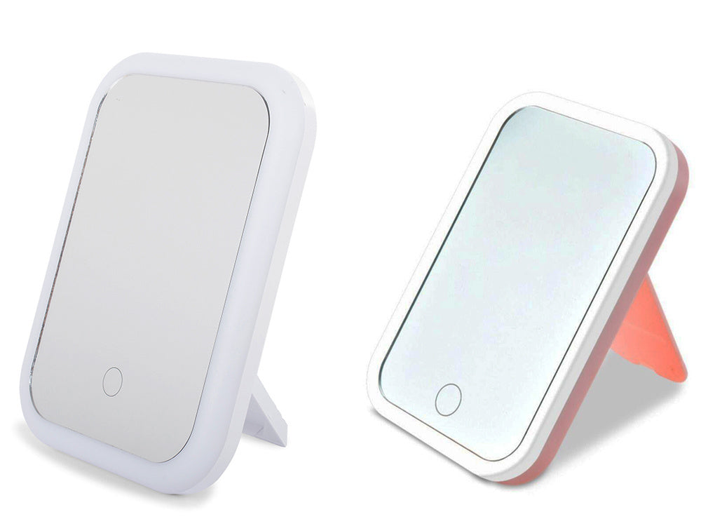 Led apšviestas makiažo veidrodis