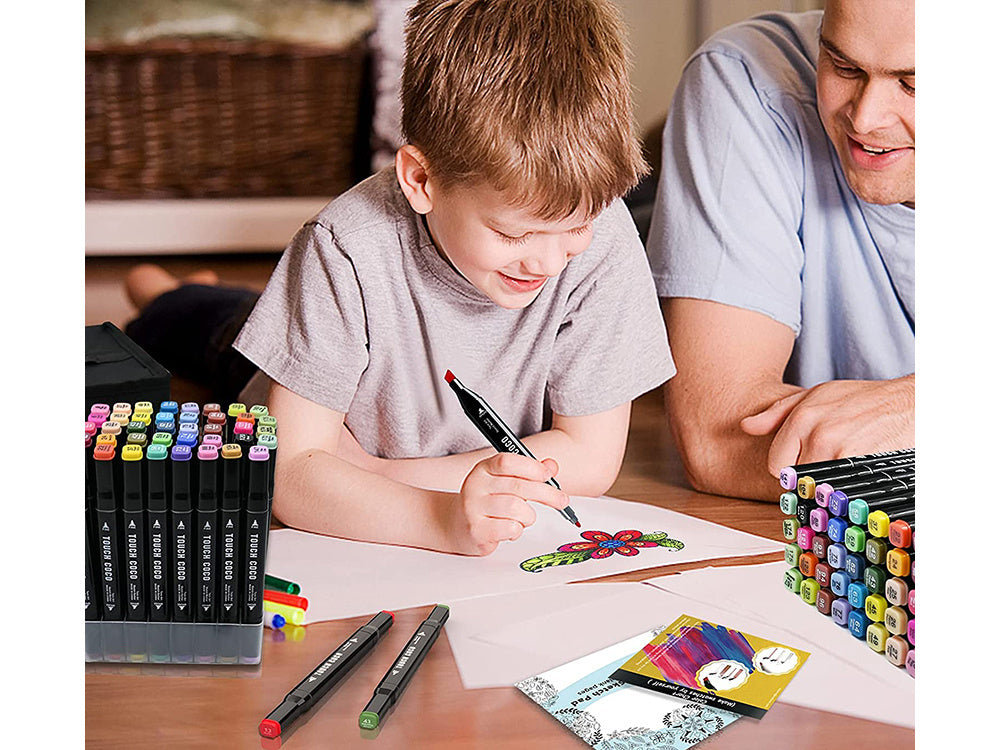 Alkoholo markeriai touch kit 40vnt packet etui