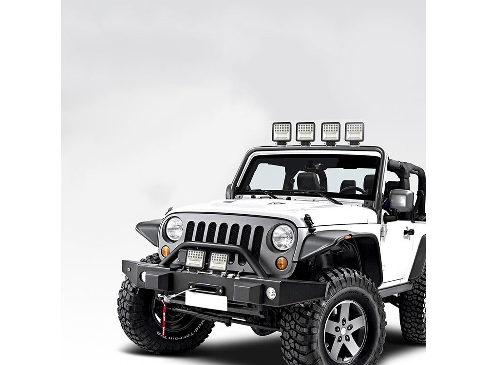 Darbo lempa 42 vadovaujama halogeno 126w 12v-24v cree