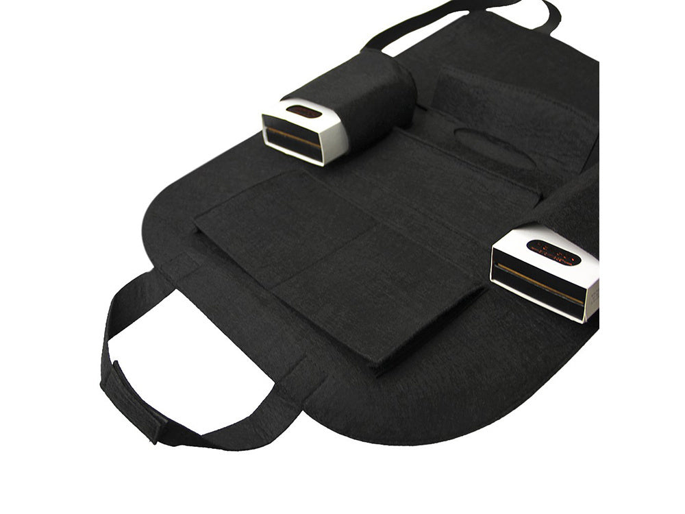 Automobilio sėdynių organizatoriaus apsauga iš veltinio