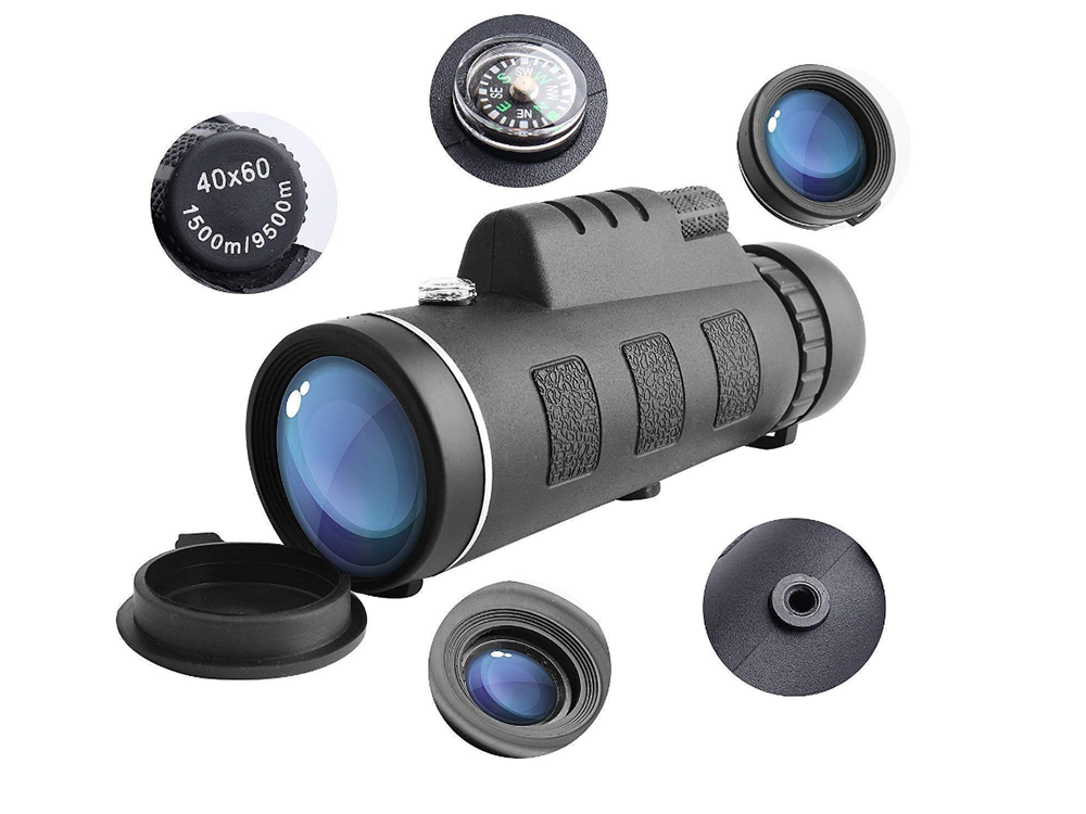 Teleskopas monokuliaras telefono trikojis 40x60