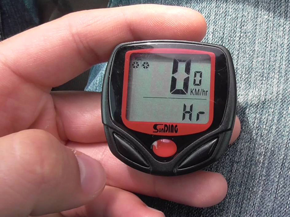 Vandeniui atsparus dviračio kompiuteris 14 funkcijų