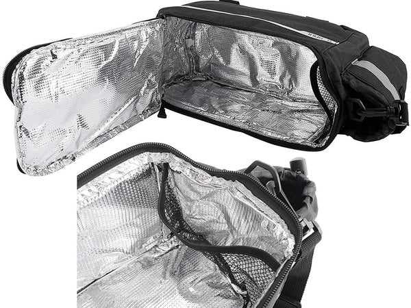 Šiluminis dviračių krepšys vežėjui pannier