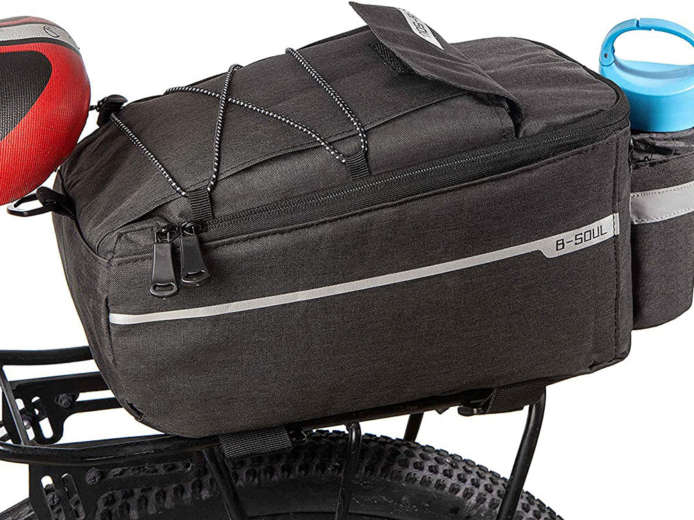 Šiluminis dviračių krepšys vežėjui pannier