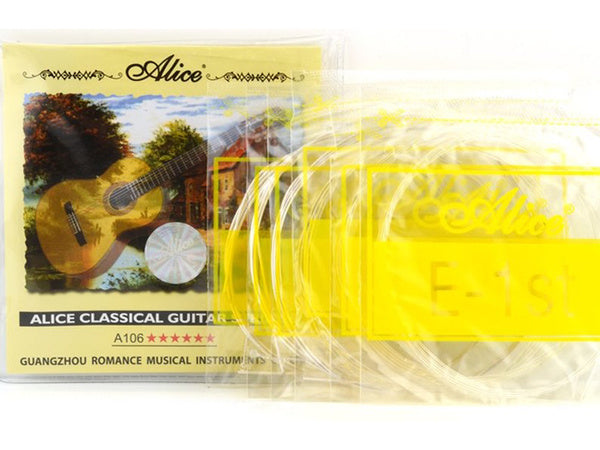 Klasikinės gitaros stygos nailono 6 vnt alice