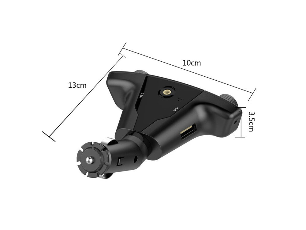 Fm siųstuvas bluetooth usb 5.0 daugiafunkcinis 8in1