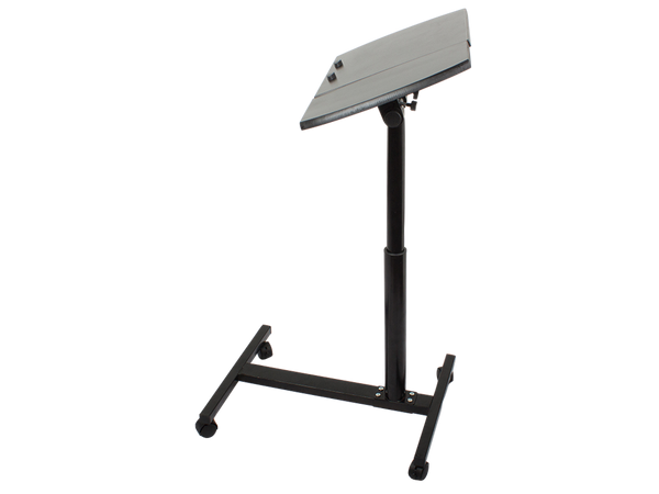 Nešiojamojo kompiuterio stalas ant ratukų reguliuojamas stalas