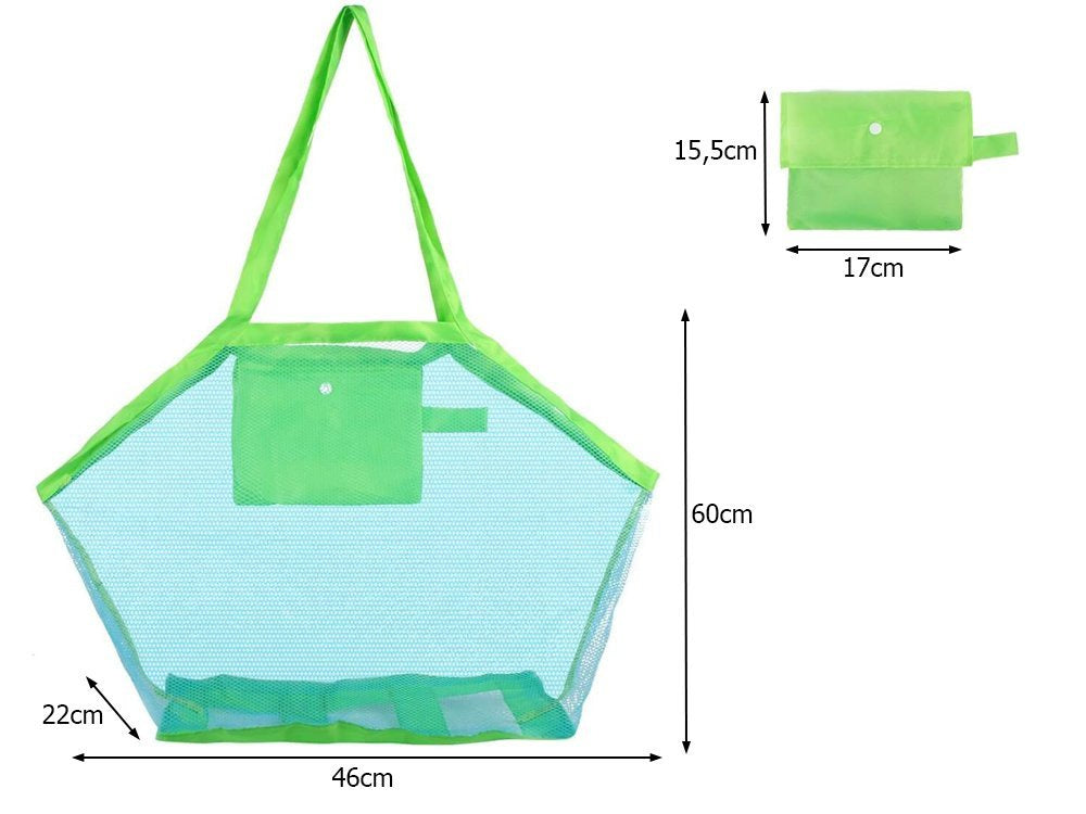 Paplūdimio krepšys tinklinis krepšys didelis xxl paplūdimio krepšys