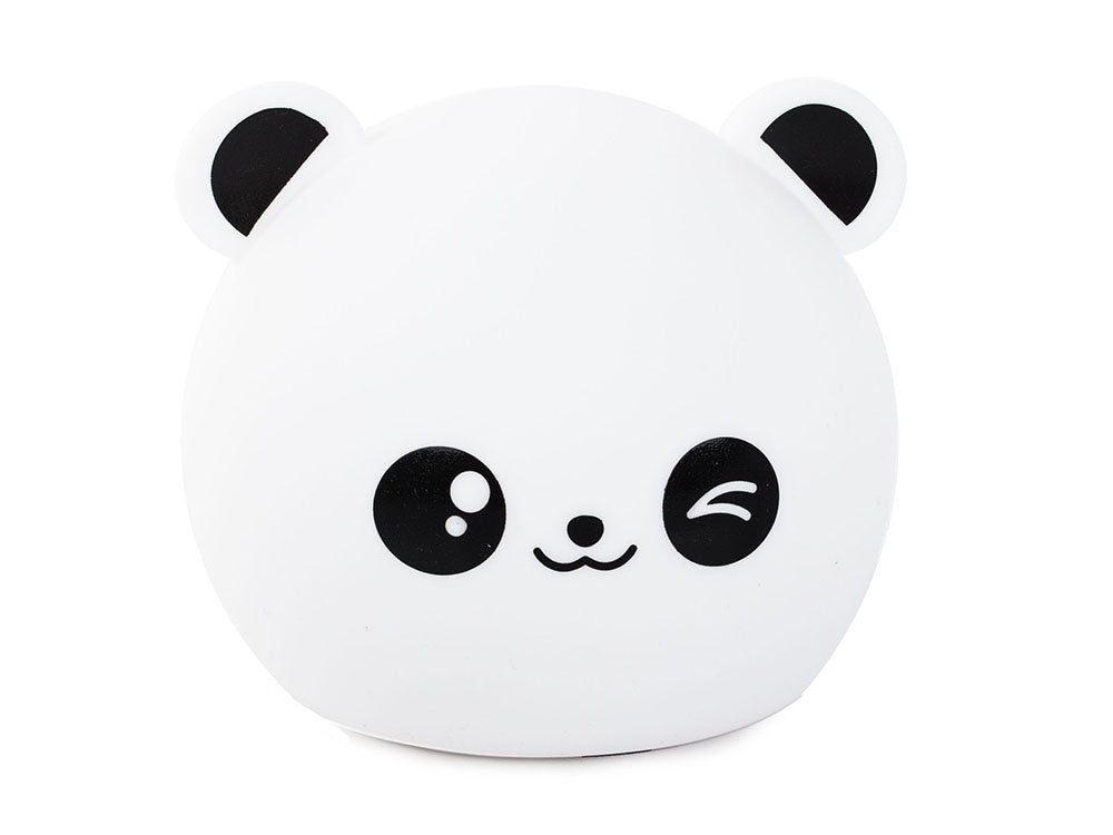 Vaikų naktinė šviesa panda rgb led nuotolinio valdymo pultas usb