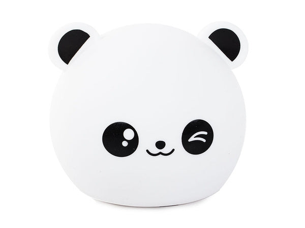 Vaikų naktinė šviesa panda rgb led nuotolinio valdymo pultas usb