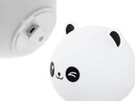 Vaikų naktinė šviesa panda rgb led nuotolinio valdymo pultas usb