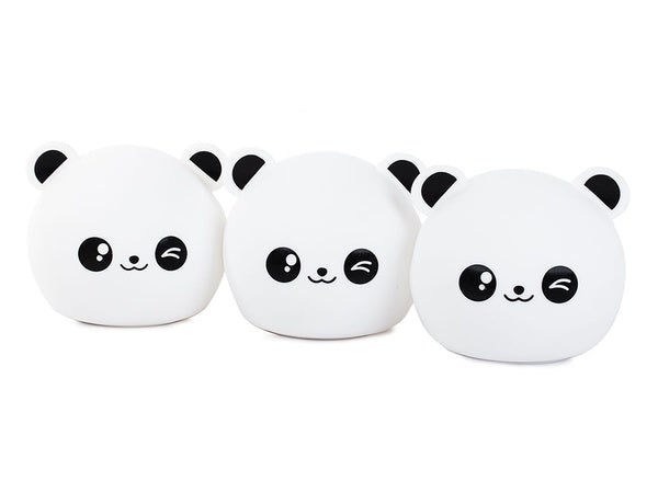 Vaikų naktinė šviesa panda rgb led nuotolinio valdymo pultas usb