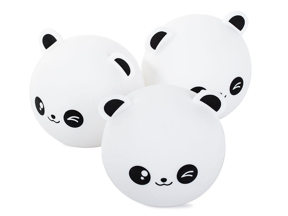 Vaikų naktinė šviesa panda rgb led nuotolinio valdymo pultas usb