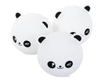 Vaikų naktinė šviesa panda rgb led nuotolinio valdymo pultas usb