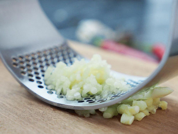 Česnakų spaustuvė spaudiklis smulkintuvas spaustuvė