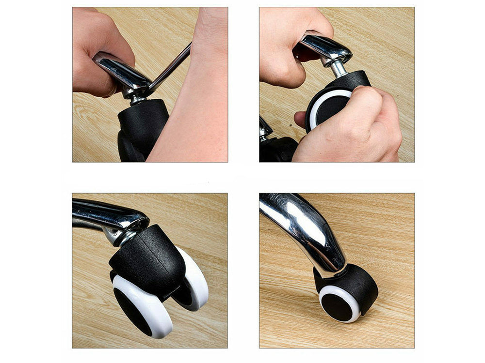 Guminiai sukamieji kėdžių ratukai 5vnt.