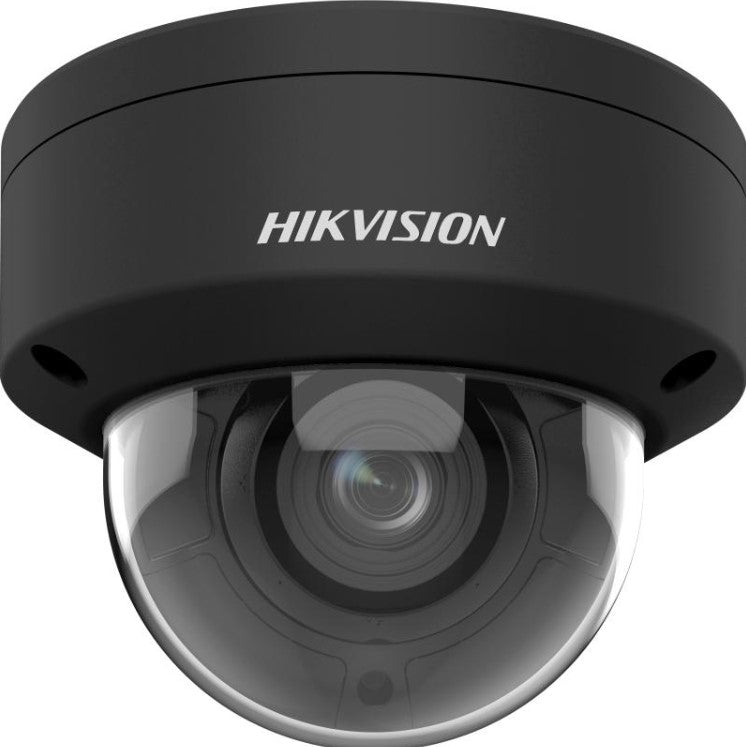 Hikvision dome DS-2CD2787G2HT-LIZS F2.8-12 (juoda, 8 MP, IR, LED iki 40m, ColorVu, Darkfighter)